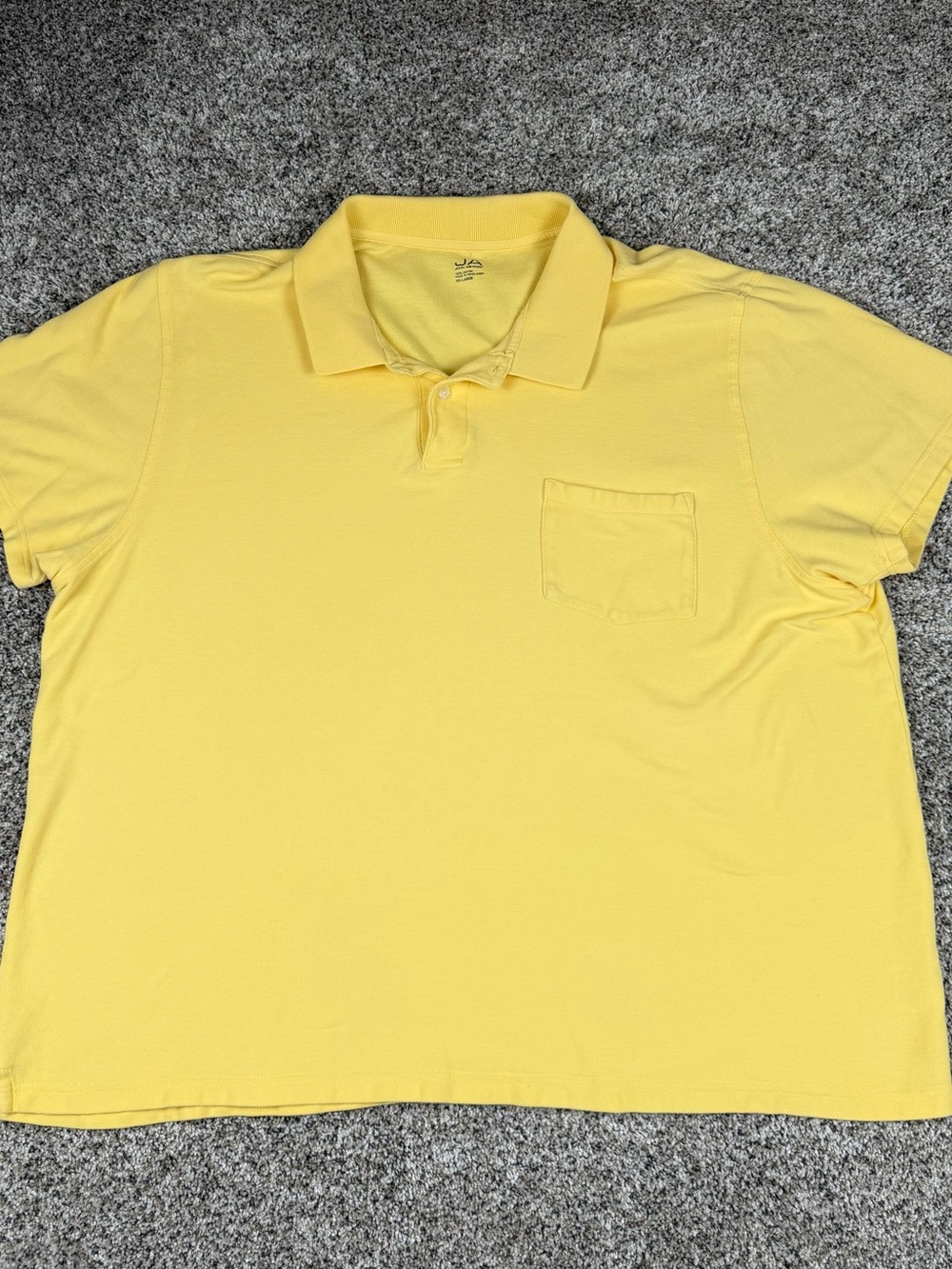 John Ashford Light Yellow Polo with Chest Pocket